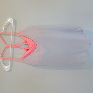 Lululemon coral and grey workout tank size 10